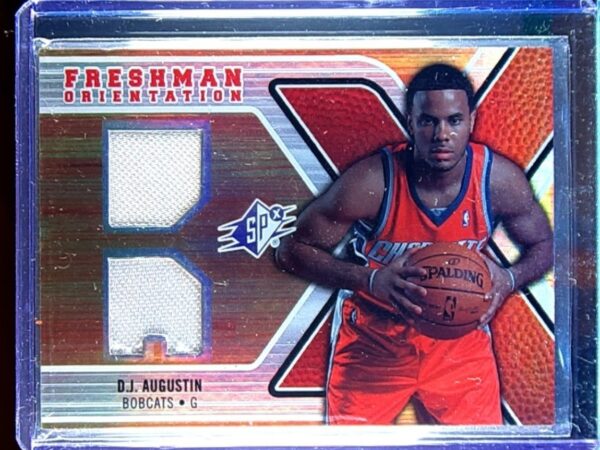 2008-09 SPx D.J. Augustin JSY #FO-DA Bobcats Freshman Orientation