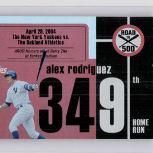 2008 Finest Alex Rodriguez #ARHR349 Yankees Alex Rodriguez: Road to 500
