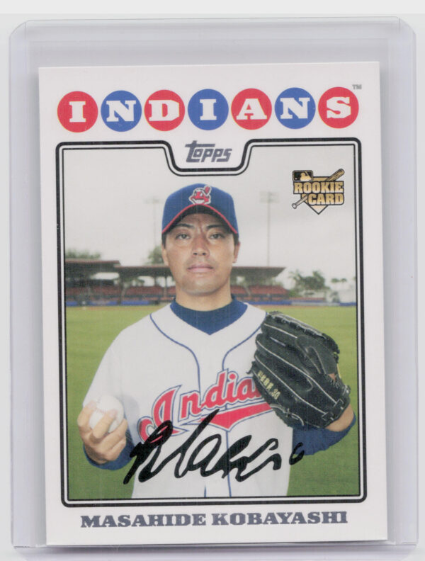 2008 Topps Masahide Kobayashi RC #529 Indians