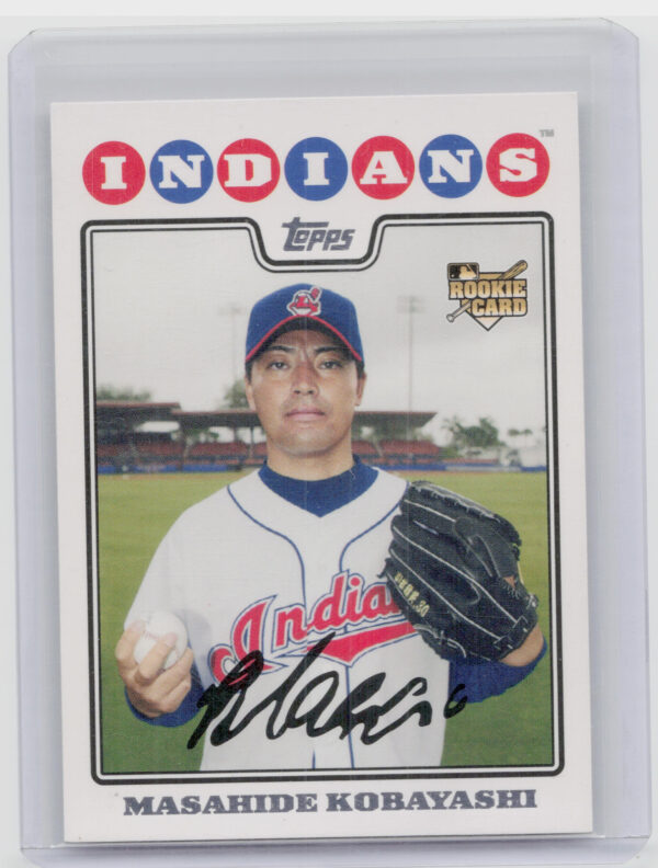2008 Topps Masahide Kobayashi RC #529 Indians