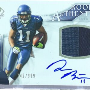 2009 SP Authentic Deon Butler JSY Auto RC /999 #376 Seahawks