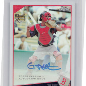 2009 Topps Chrome George Kottaras Refractors AU SN499 #237 Sox