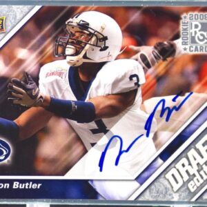 2009 Upper Deck Draft Edition Deon Butler Auto #124 Lions Autographs Silver