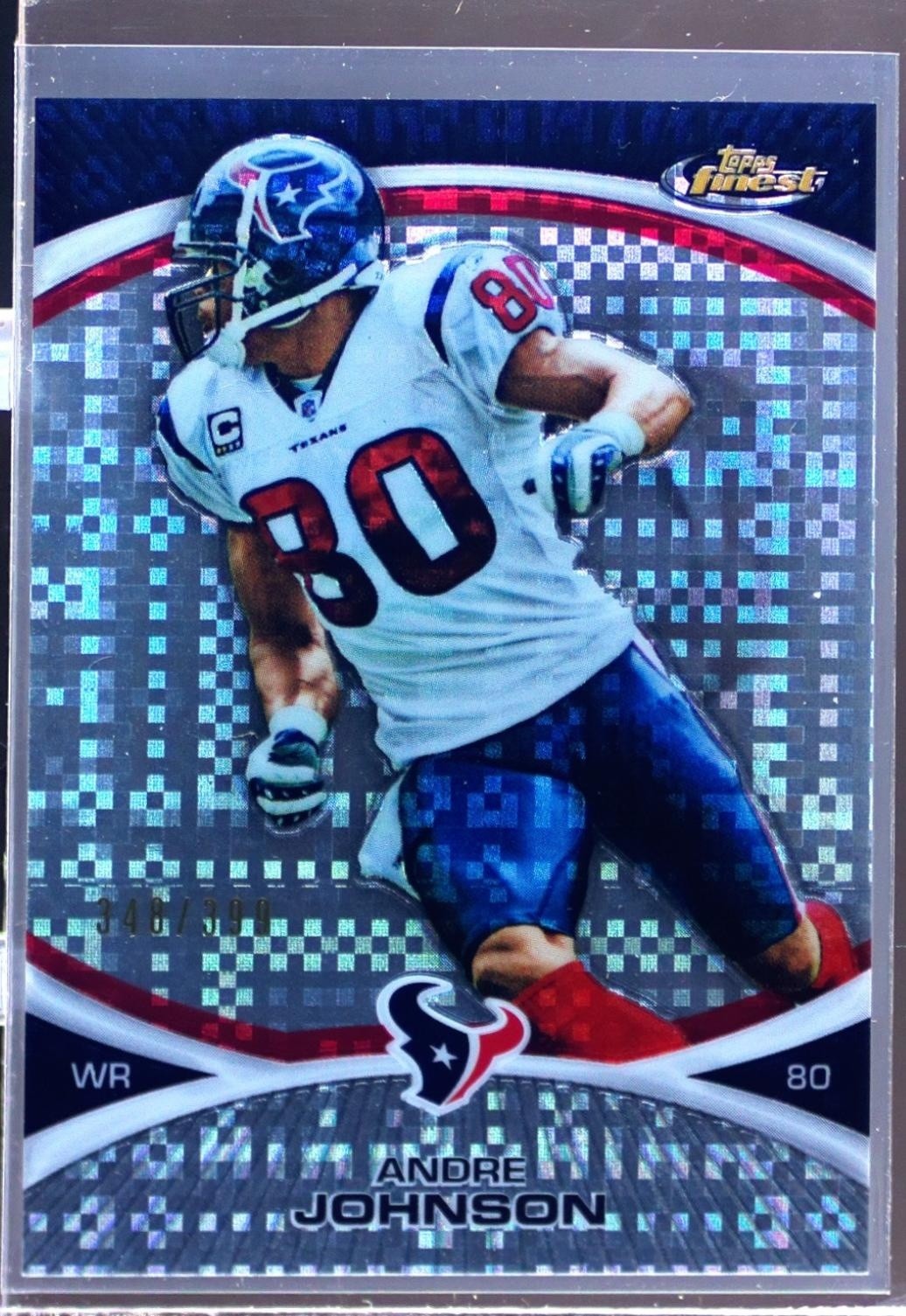 2010 Finest Andre Johnson Xfractors /399 #30 Texans