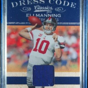 2010 Panini Classics Eli Manning SN299 MEM #2 Giants Dress Code Jerseys