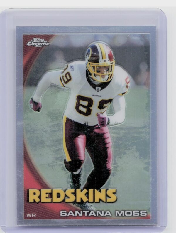 2010 Topps Chrome Santana Moss Refractors #C52 Redskins