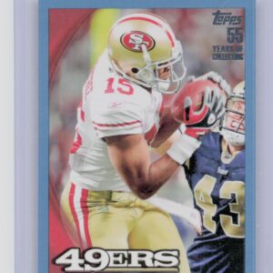 2010 Topps Michael Crabtree Blue /349 #222 49ers