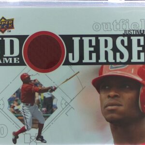 2010 Upper Deck Justin Upton JSY #UDGJ-UP Diamondbacks UD Game Jersey