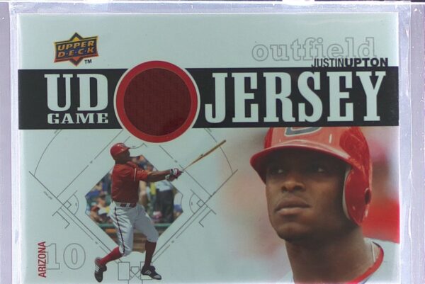 2010 Upper Deck Justin Upton JSY #UDGJ-UP Diamondbacks UD Game Jersey
