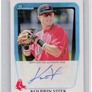 2011 Bowman Kolbrin Vitek AU #BPA-KV Sox Prospect Autographs