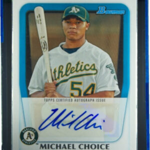 2011 Bowman Michael Choice AU #BPA-MC Athletics Prospect Autographs