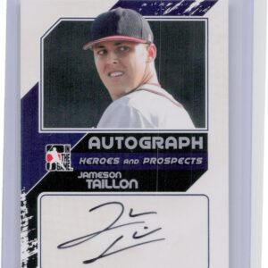 2011 In The Game Heroes & Prospects Jameson Taillon Auto #A-JT2 Close Up