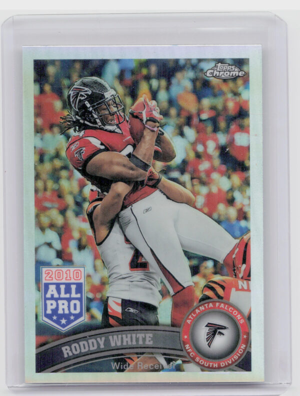 2011 Topps Chrome Roddy White Refractors #209 Falcons