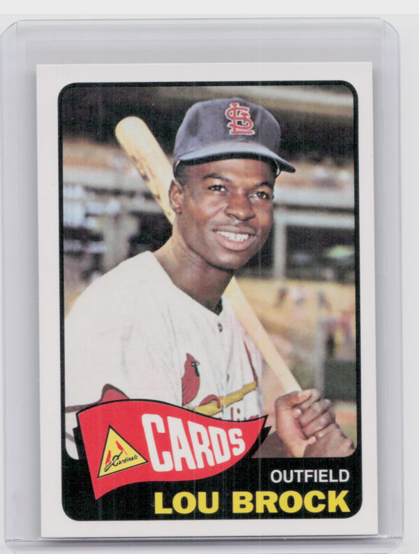 2011 Topps Lou Brock #60YOT-14 Cardinals 60 Years of Topps