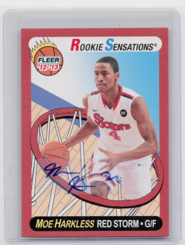2012-13 Fleer Retro Maurice Harkless AU #54 Storm Autographs