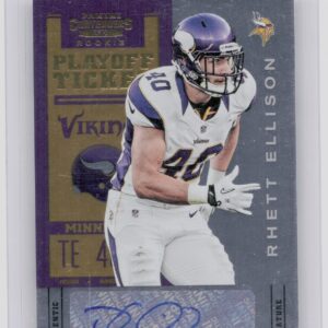 2012 Panini Contenders Rhett Ellison Playoff Ticket AU SN99 #178 Vikings