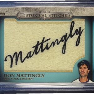 2012 Topps Don Mattingly #HS-DM Yankees Historical Stitches