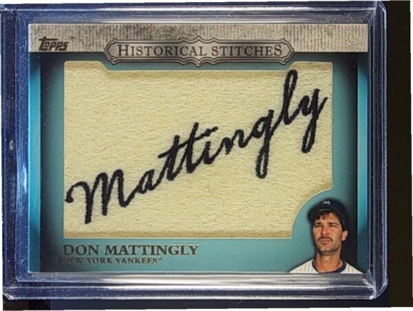 2012 Topps Don Mattingly #HS-DM Yankees Historical Stitches