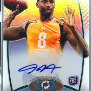 2012 Topps Platinum Jacory Harris Auto #161 Dolphins Rookie Autographs Refractor