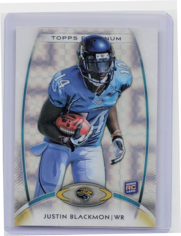 2012 Topps Platinum Justin Blackmon Xfractors #140 Jaguars