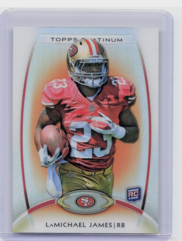 2012 Topps Platinum LaMichael James Orange Refractors #112 49ers