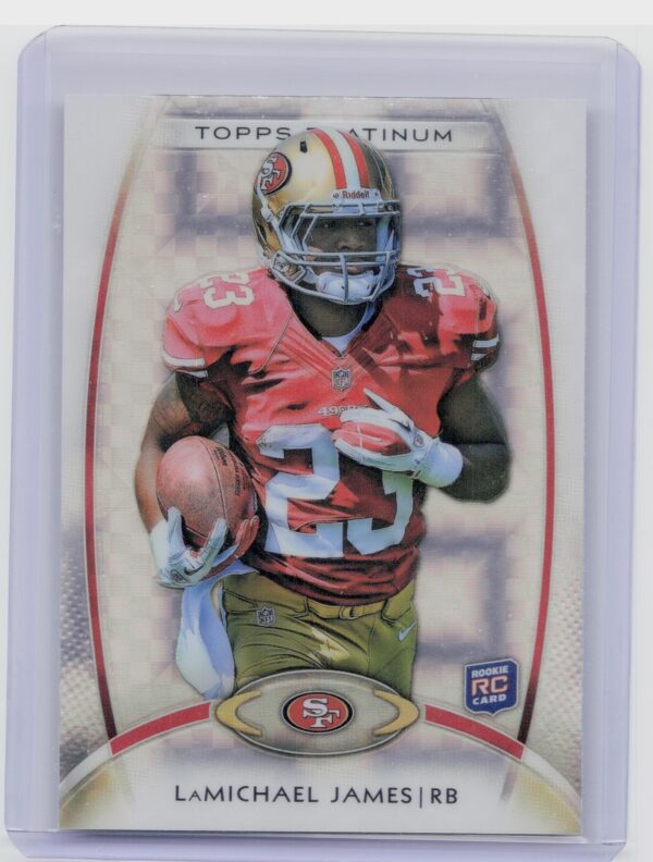 2012 Topps Platinum LaMichael James Xfractors #112 49ers
