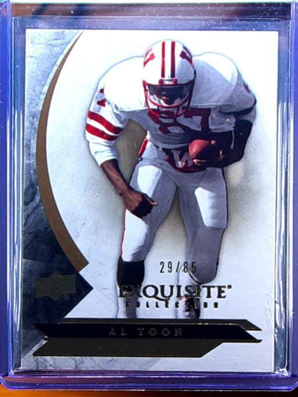 2012 Upper Deck Exquisite Collection Al Toon SN85 #31 Badgers