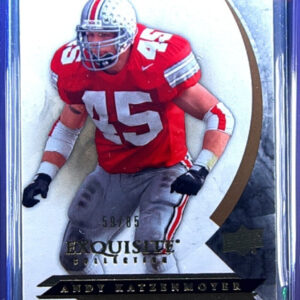 2012 Upper Deck Exquisite Collection Andy Katzenmoyer SN85 #47 Buckeyes