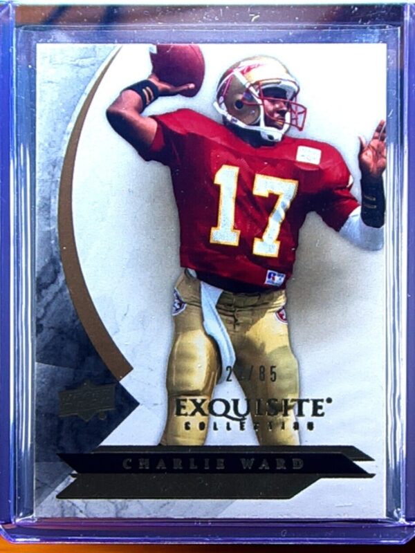 2012 Upper Deck Exquisite Collection Charlie Ward SN85 #39 Seminoles