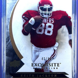 2012 Upper Deck Exquisite Collection Keith Jackson SN85 #1 Sooners