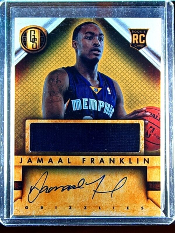 2013-14 Gold Standard jamaal franklin RC Auto JSY #256 Grizzlies