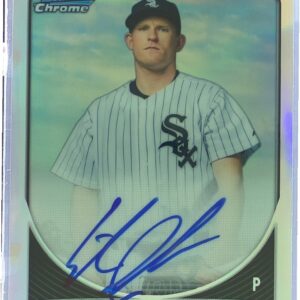 2013 Bowman Chrome Erik Johnson Auto /500 #BCA-EJ Sox Prospects Refractor Auto