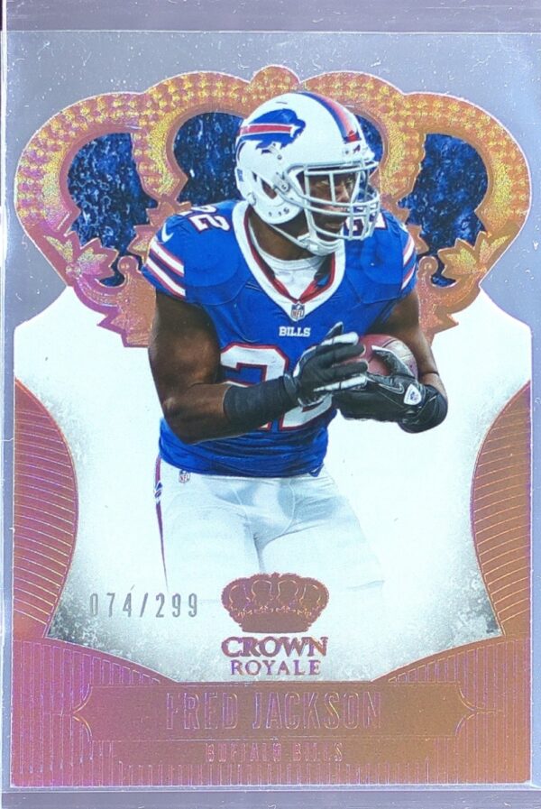 2013 Crown Royale Fred Jackson Bronze Holo (Die Cut Crown) /299 #40 Bills