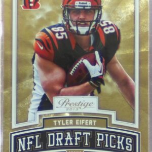 2013 Panini Prestige Tyler Eifert #5 Bengals NFL Draft Picks Gold