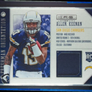 2013 Panini Rookies & Stars Keenan Allen MEM #16 Chargers Freshman Orientation M