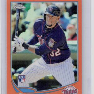 2013 Topps Chrome Aaron Hicks Orange Refractors #179 Twins