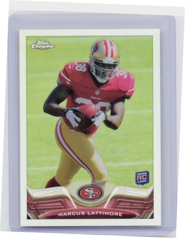 2013 Topps Chrome Marcus Lattimore Refractors #170 49ers