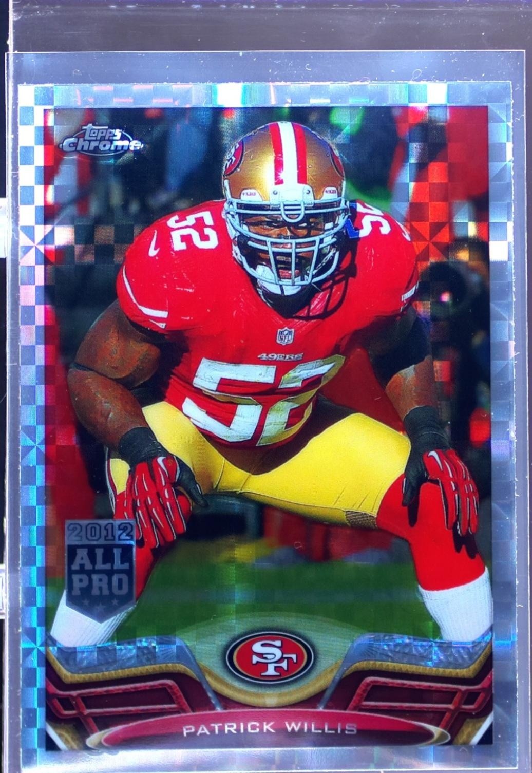 2013 Topps Chrome Patrick Willis Xfractors #12 49ers