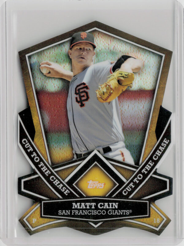 2013 Topps Matt Cain #CTC-17 Giants Cut to the Chase