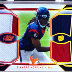 2013 Topps Prime DeAndre Hopkins /25 JSY RC #QR-DH Texans Quad Relics Copper