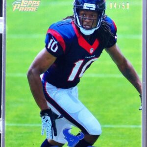 2013 Topps Prime DeAndre Hopkins Silver Rainbow /50 RC #114 Texans