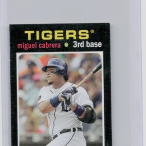2013 Topps Update Miguel Cabrera #TM-6 Tigers 1971 Topps Minis