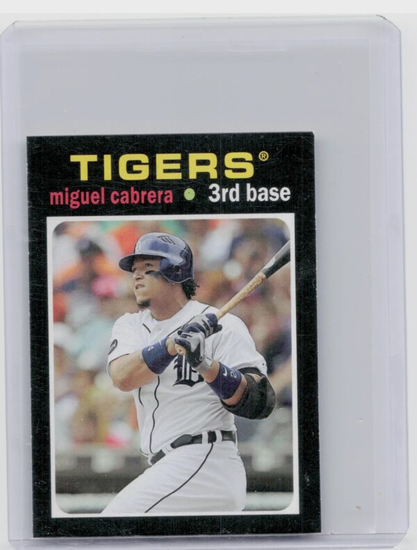 2013 Topps Update Miguel Cabrera #TM-6 Tigers 1971 Topps Minis