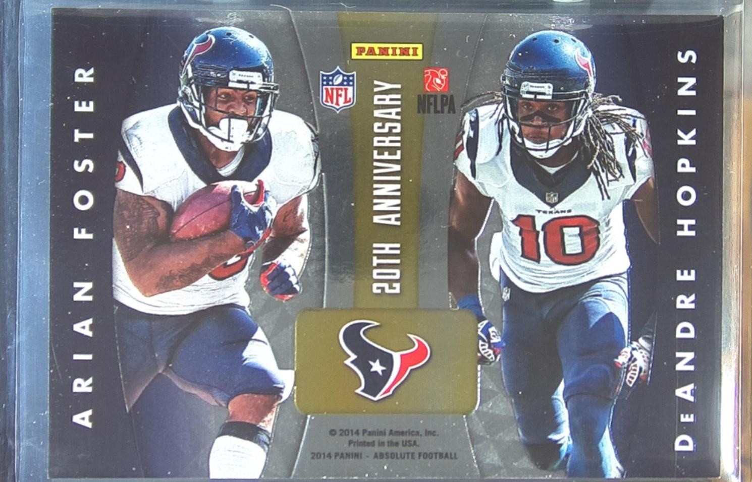 2014 Absolute Johnson / Foster / Hopkins / Fitzpatrick #15 Quads - Image 3