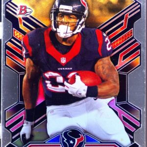 2014 Bowman Arian Foster #17 Texans Die Cut