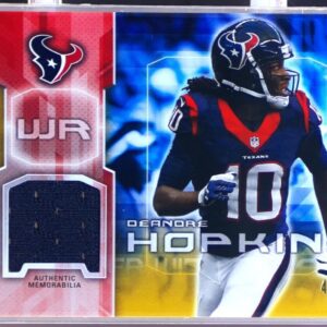 2014 Bowman DeAndre Hopkins /50 JSY #21 Texans Relics Gold