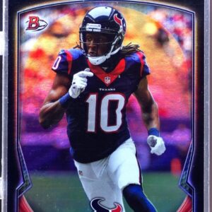 2014 Bowman DeAndre Hopkins Veterans Rainbow Black #51 Texans