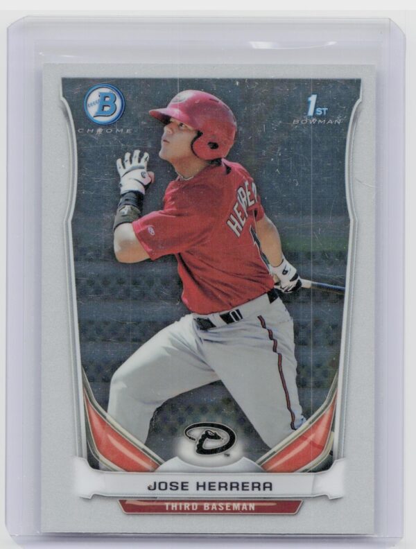 2014 Bowman Jose Herrera #BCP107 Diamondbacks Chrome Prospects