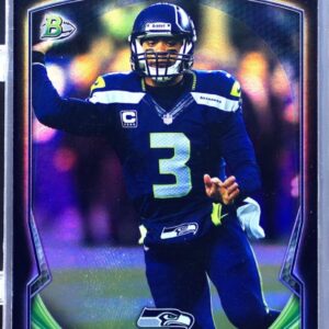 2014 Bowman Russell Wilson Veterans Rainbow Black #9 Seahawks