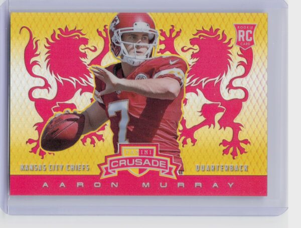 2014 Panini Rookies & Stars Aaron Murray /99 #2 Chiefs Rookie Crusade Red